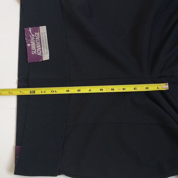 NWT Ladies Gloria Vanderbuilt Lucy Black Straight Slimming HI Waist Pants Medium - Picture 5 of 9